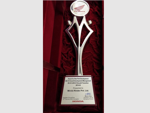 RINDER - News Minda Honda Award 02